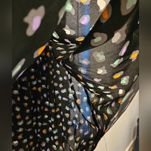 Torrid Plus Size Dress 4x Tube Top No Sleeve Black Multi Colored Leopard Cheetah - Picture 10 of 14